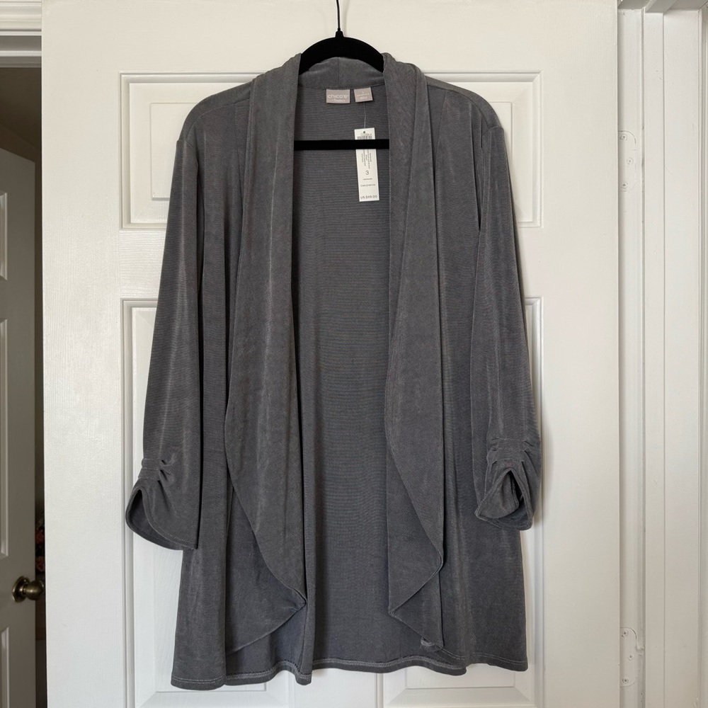 Chico’s Travelers Grey Jacket